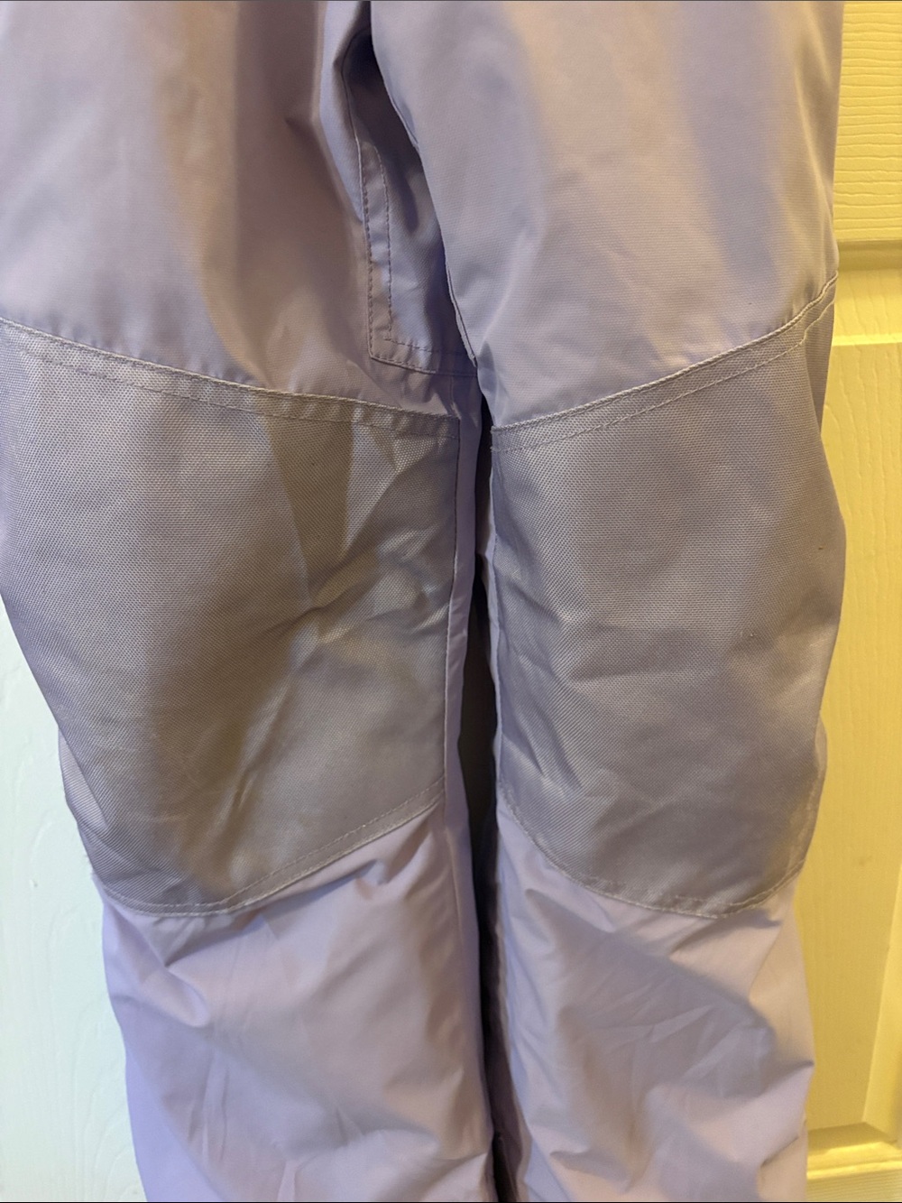 Kamik Lilac Kids Snow Bib Pants with Black Logo Suspenders youth size 12 - Picture 3 of 6
